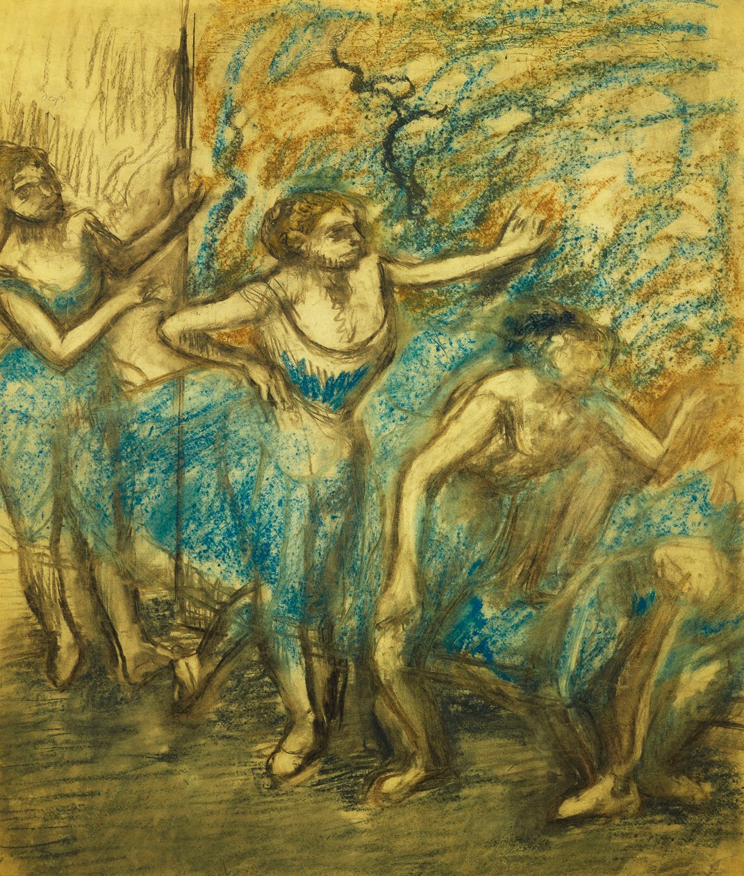 Quatro dançarinos; Quatro Dançarinos, 1903 de Edgar Degas