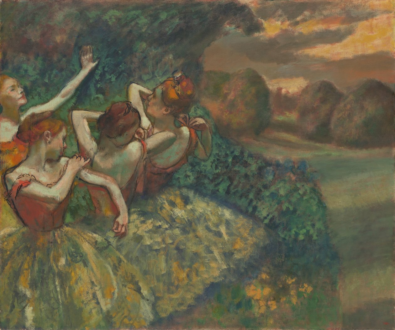 Floresta. de Edgar Degas