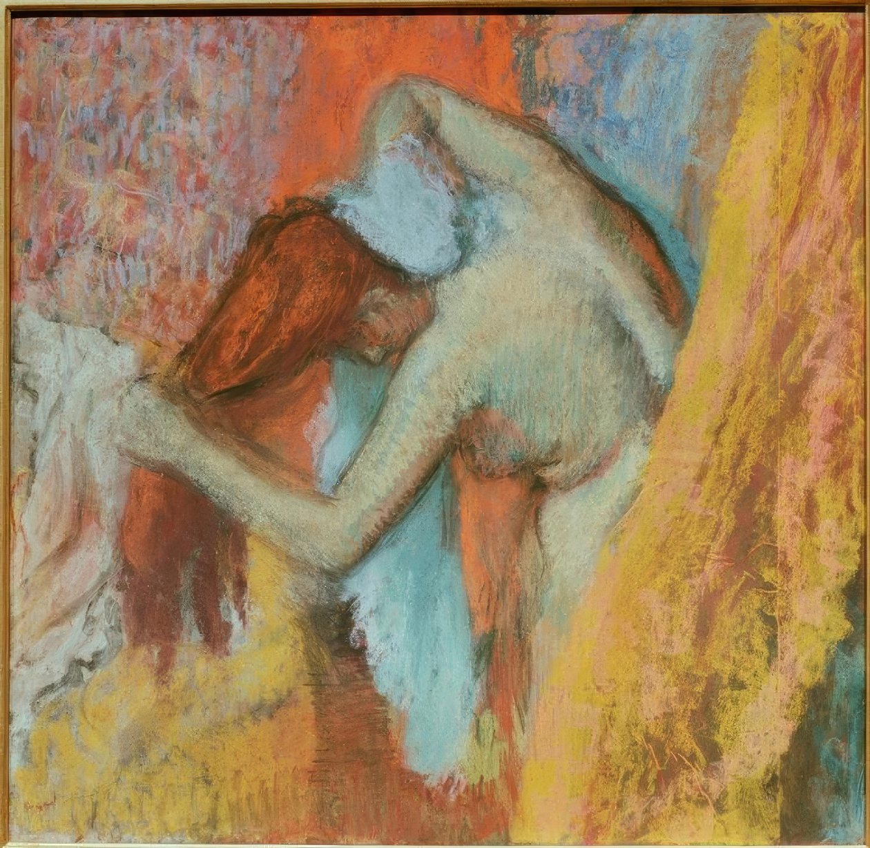 Mulher no banheiro de Edgar Degas