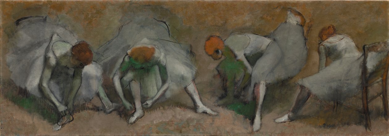Friso de dançarinos de Edgar Degas