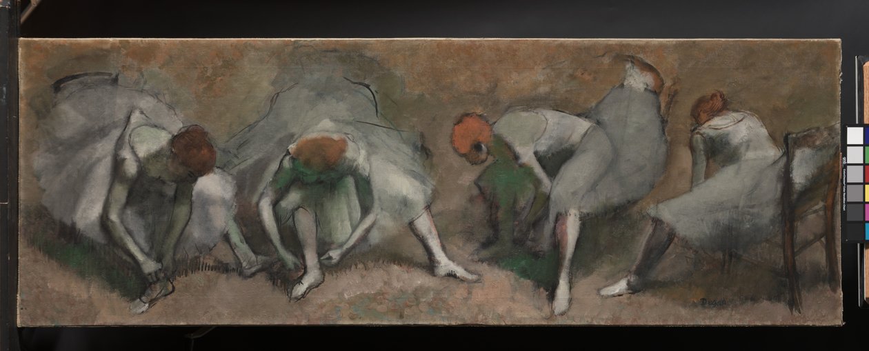 Friso de Dançarinos, c.1895 de Edgar Degas