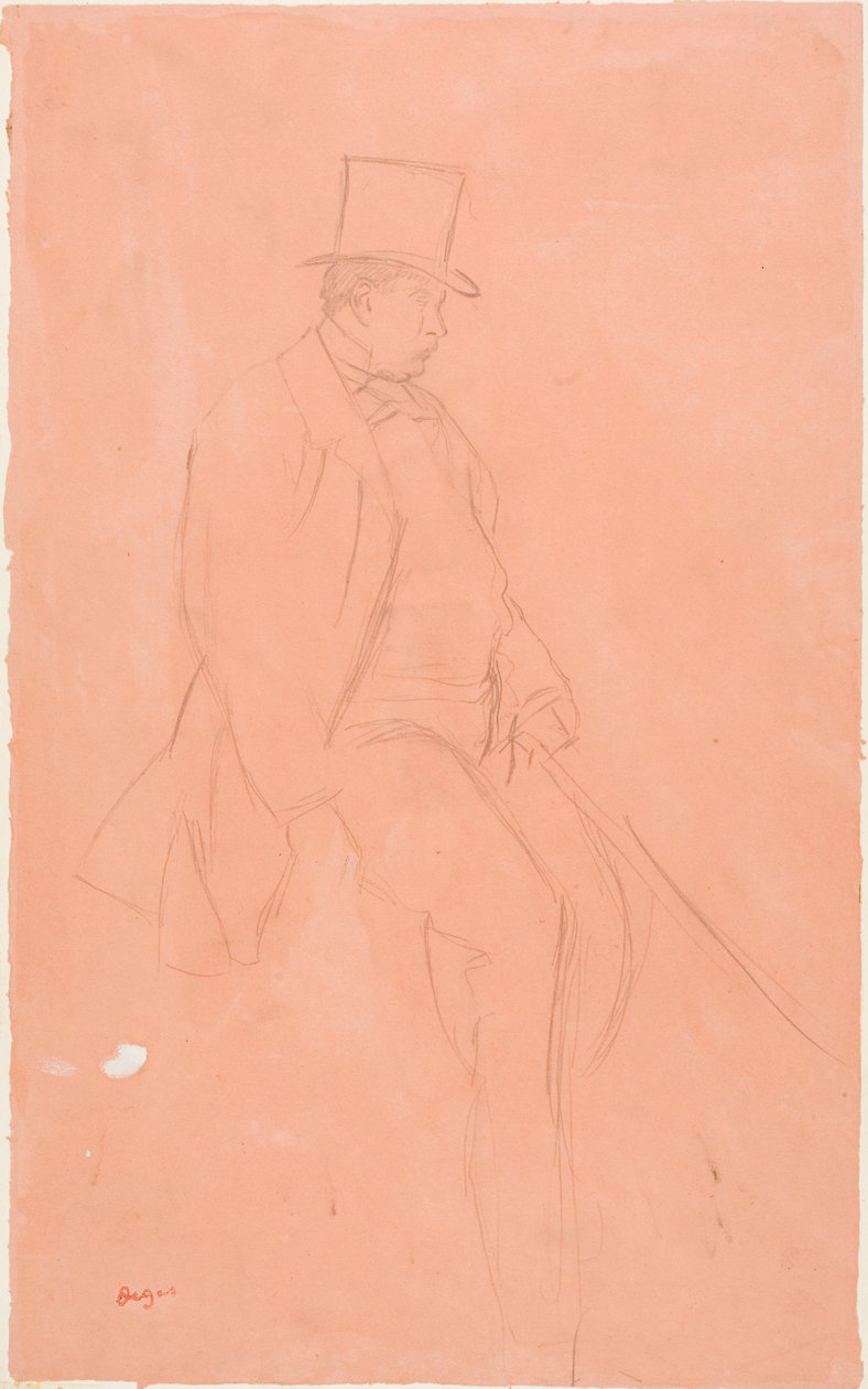Cavaleiro cavalheiro de Edgar Degas