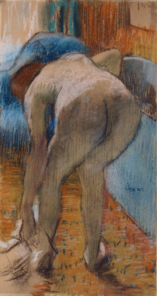 Sair do banho de Edgar Degas