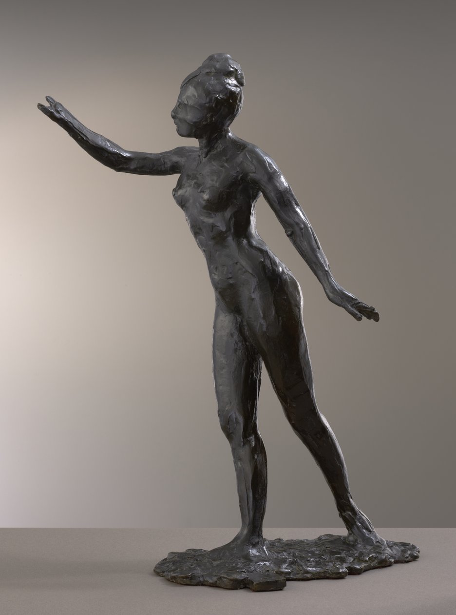 Grand Arabesque, Primeira Vez, modelado c.1880s, elenco 1919–21 de Edgar Degas