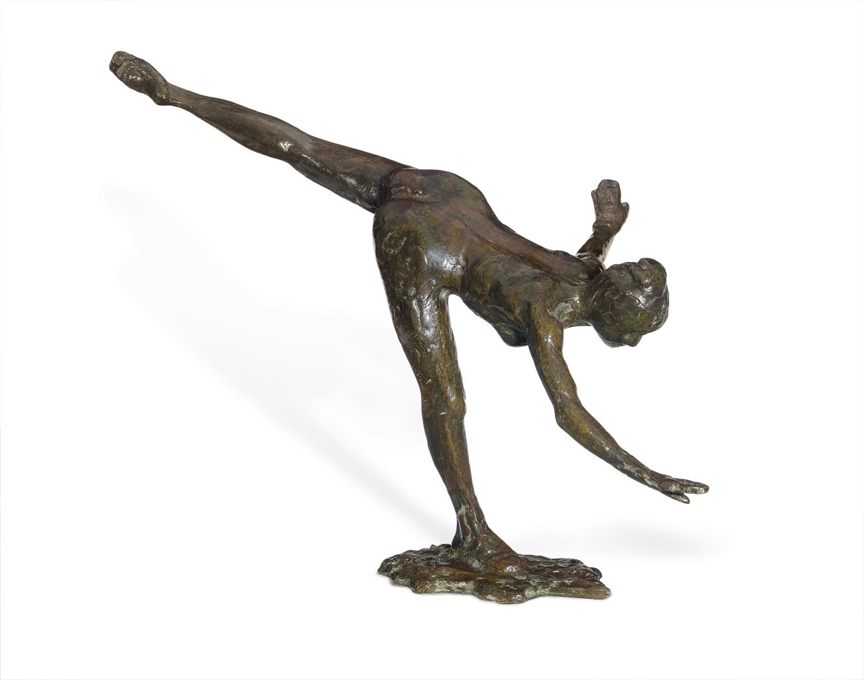 Grande arabesco, terceira vez; Grande Arabesque, Terceira Vez, c.1882-1895 de Edgar Degas
