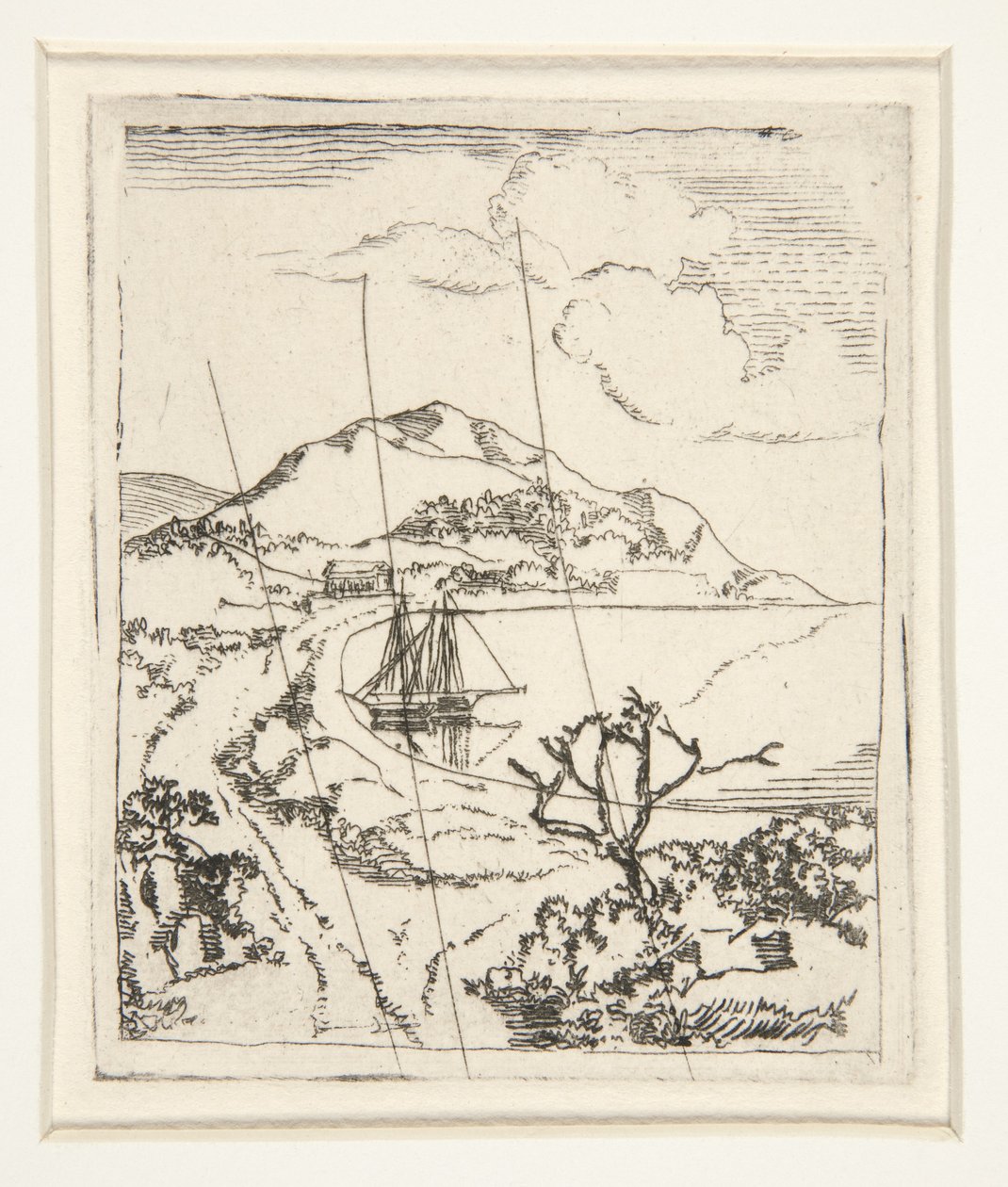 Paisagem grega ou o ancoradouro de Edgar Degas