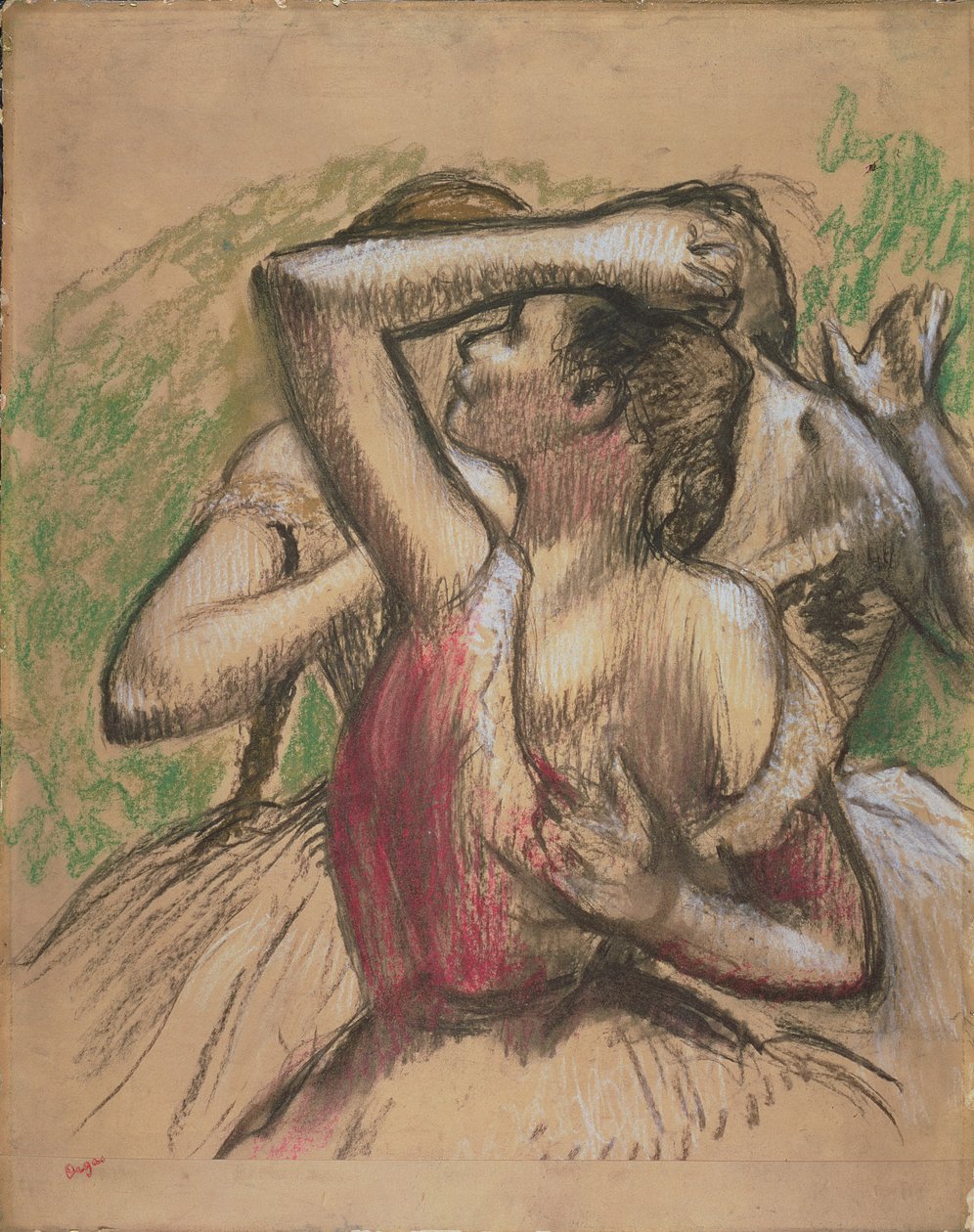 Grupo de dançarinos de Edgar Degas