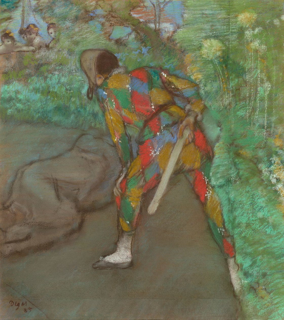 Arlequim de Edgar Degas