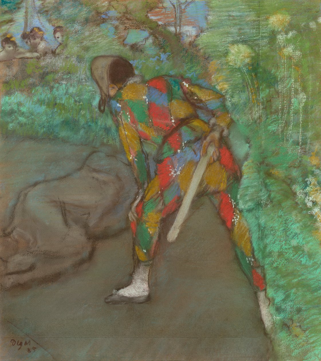 Arlequim de Edgar Degas