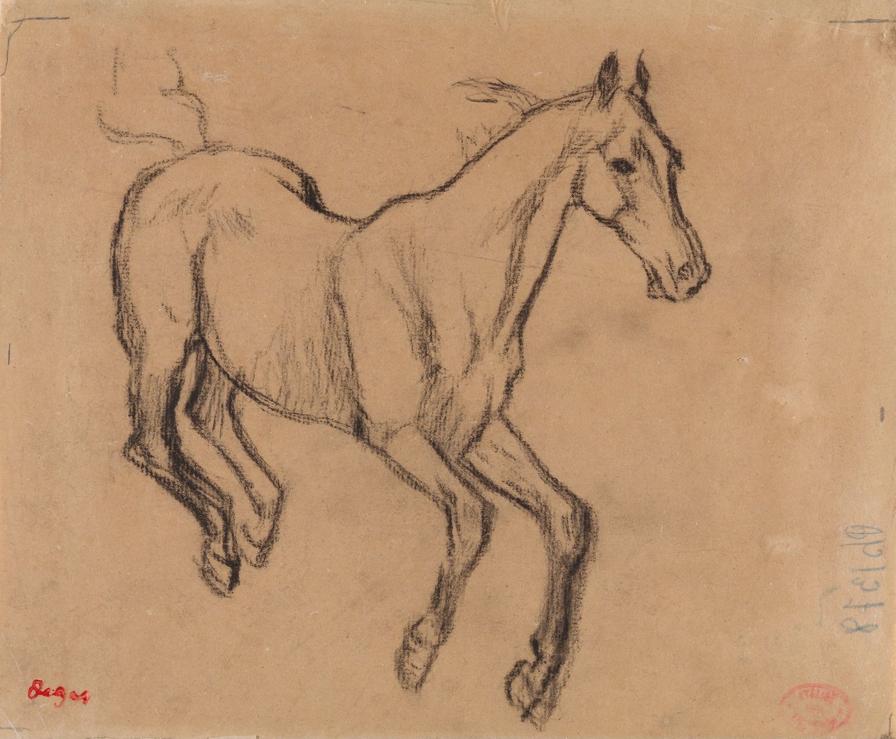 Cavalo a galope de Edgar Degas