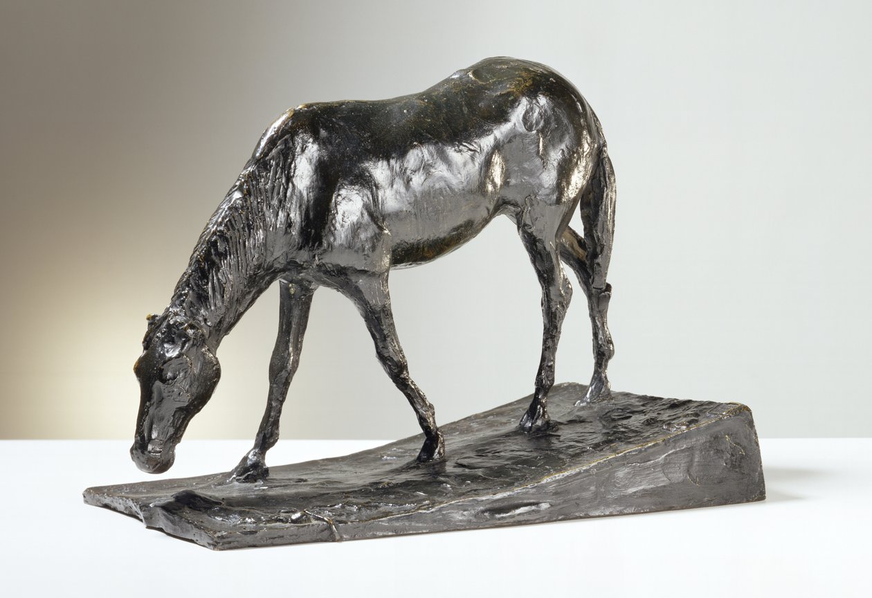 Cavalo na Calha (bronze) de Edgar Degas