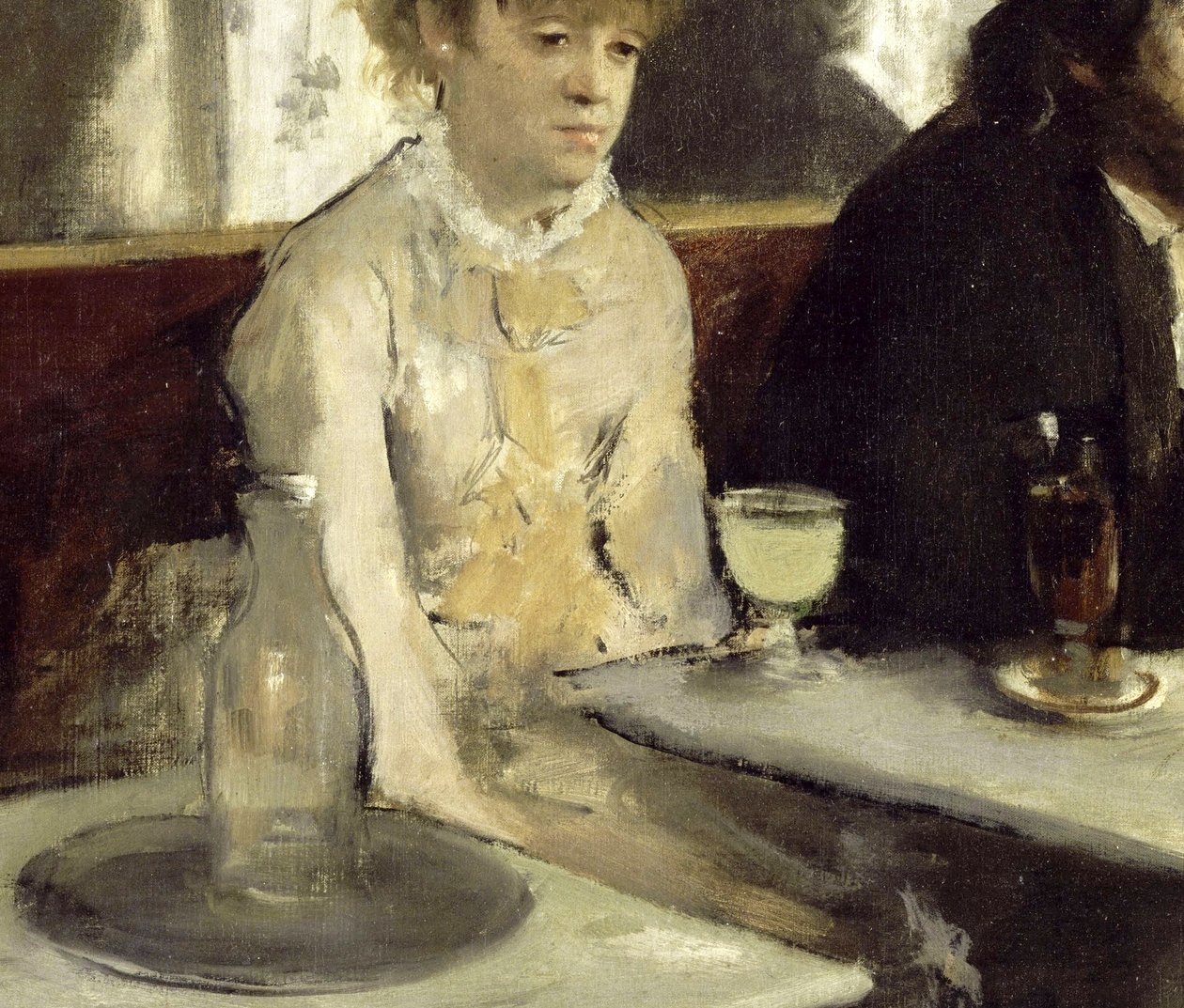 Em um café ou L&39;Absinthe de Edgar Degas