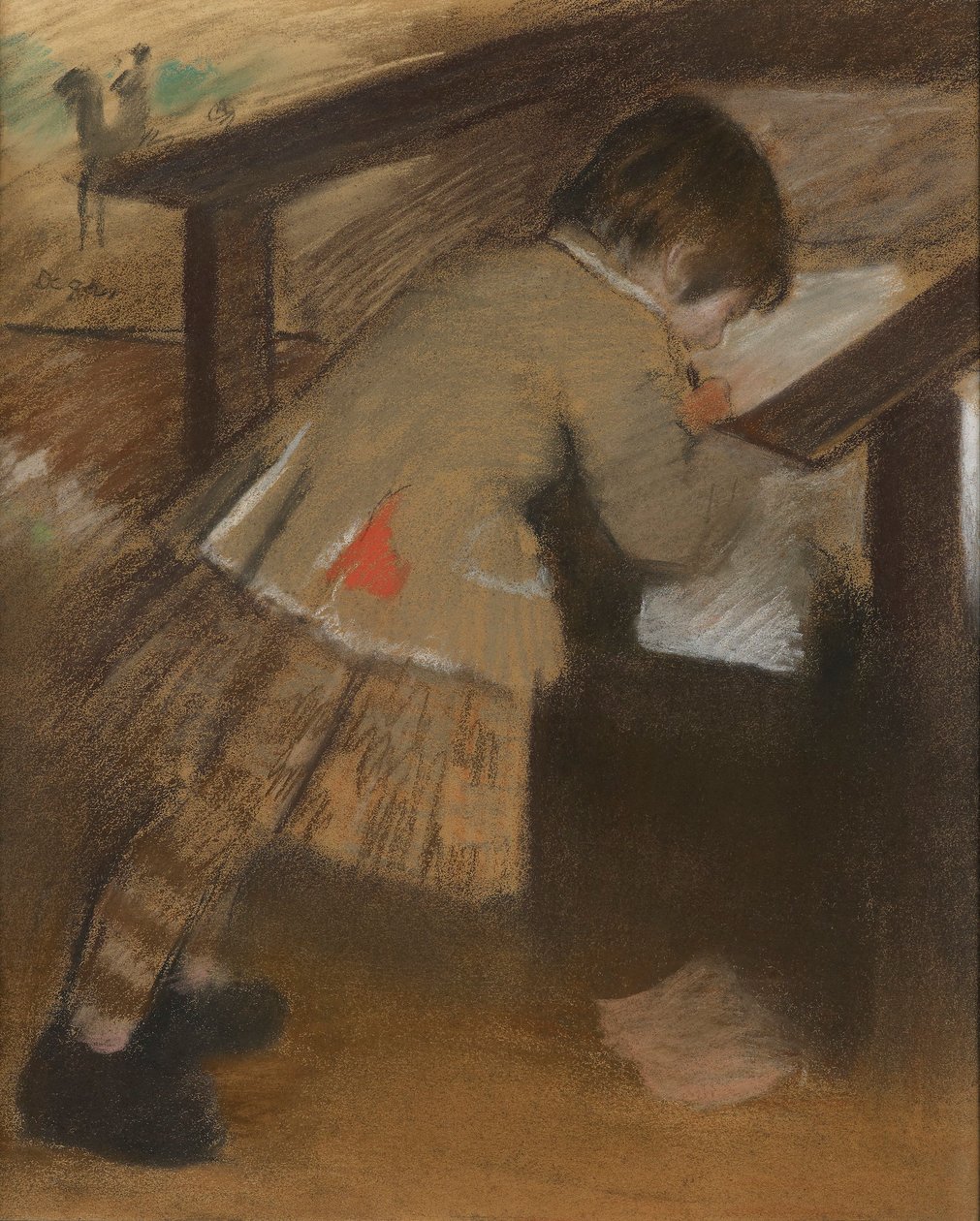 Jacques de Nittis em criança de Edgar Degas