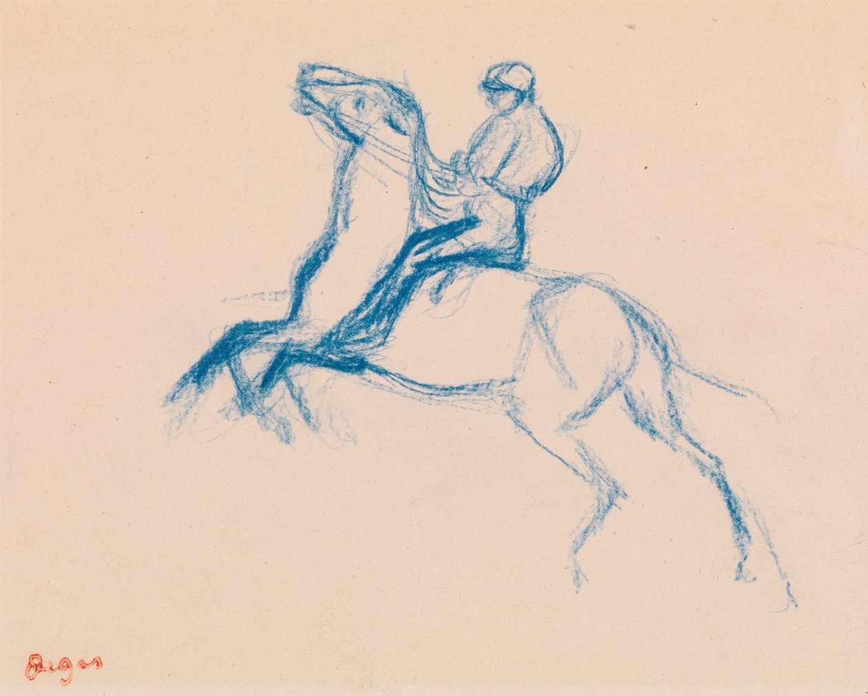 Jockey a Cavalo de Edgar Degas