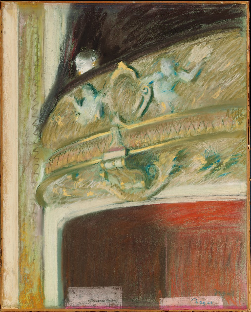 The Lodge, 1880 de Edgar Degas