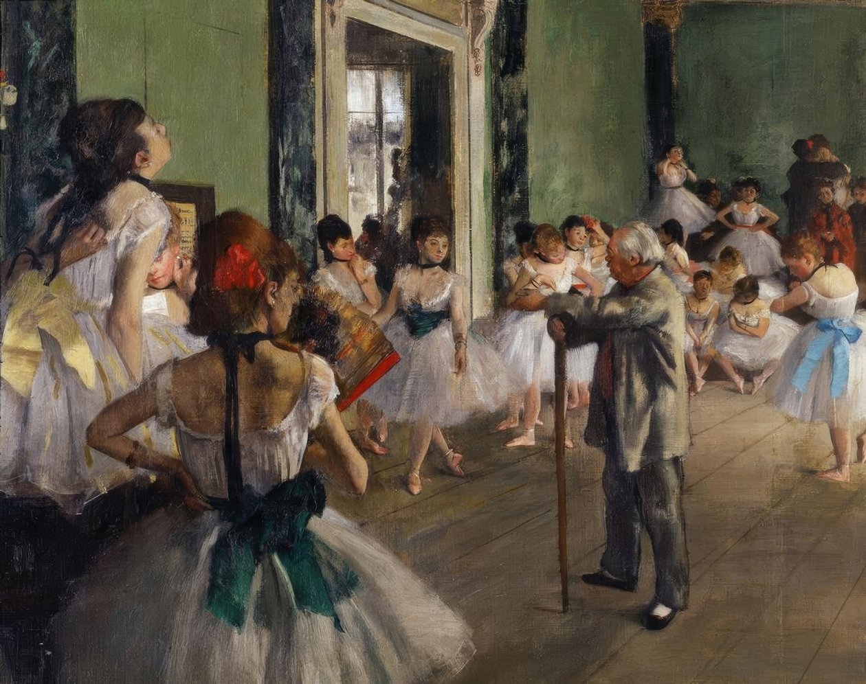 A aula de dança de Edgar Degas