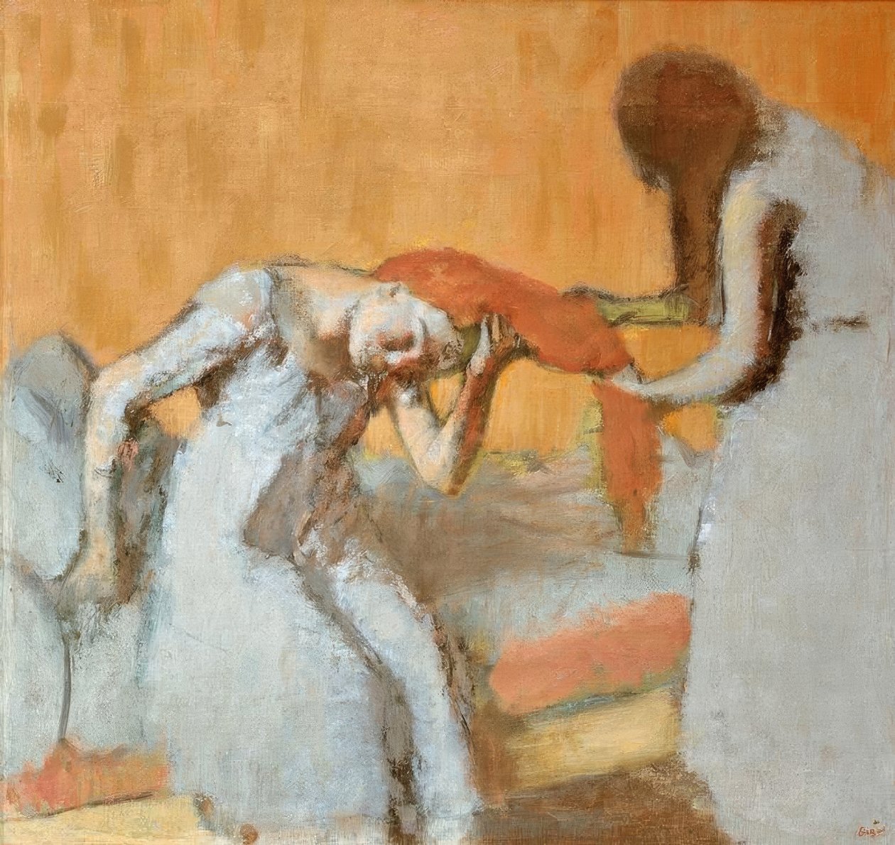 O penteado de Edgar Degas
