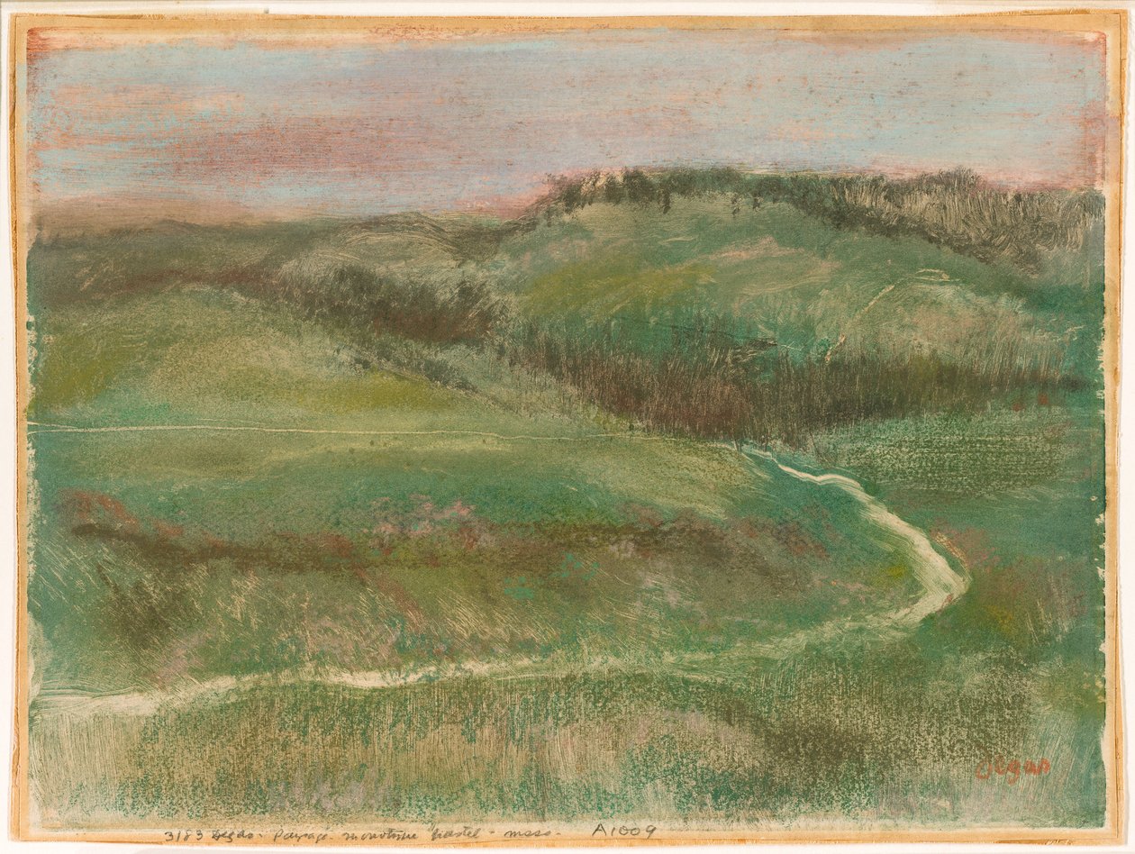 Paisagem de Edgar Degas