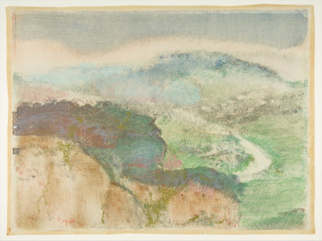 Paisagem de Edgar Degas