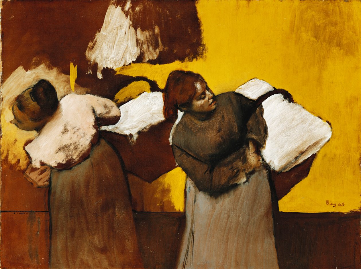 Lavanderias, c.1876 de Edgar Degas