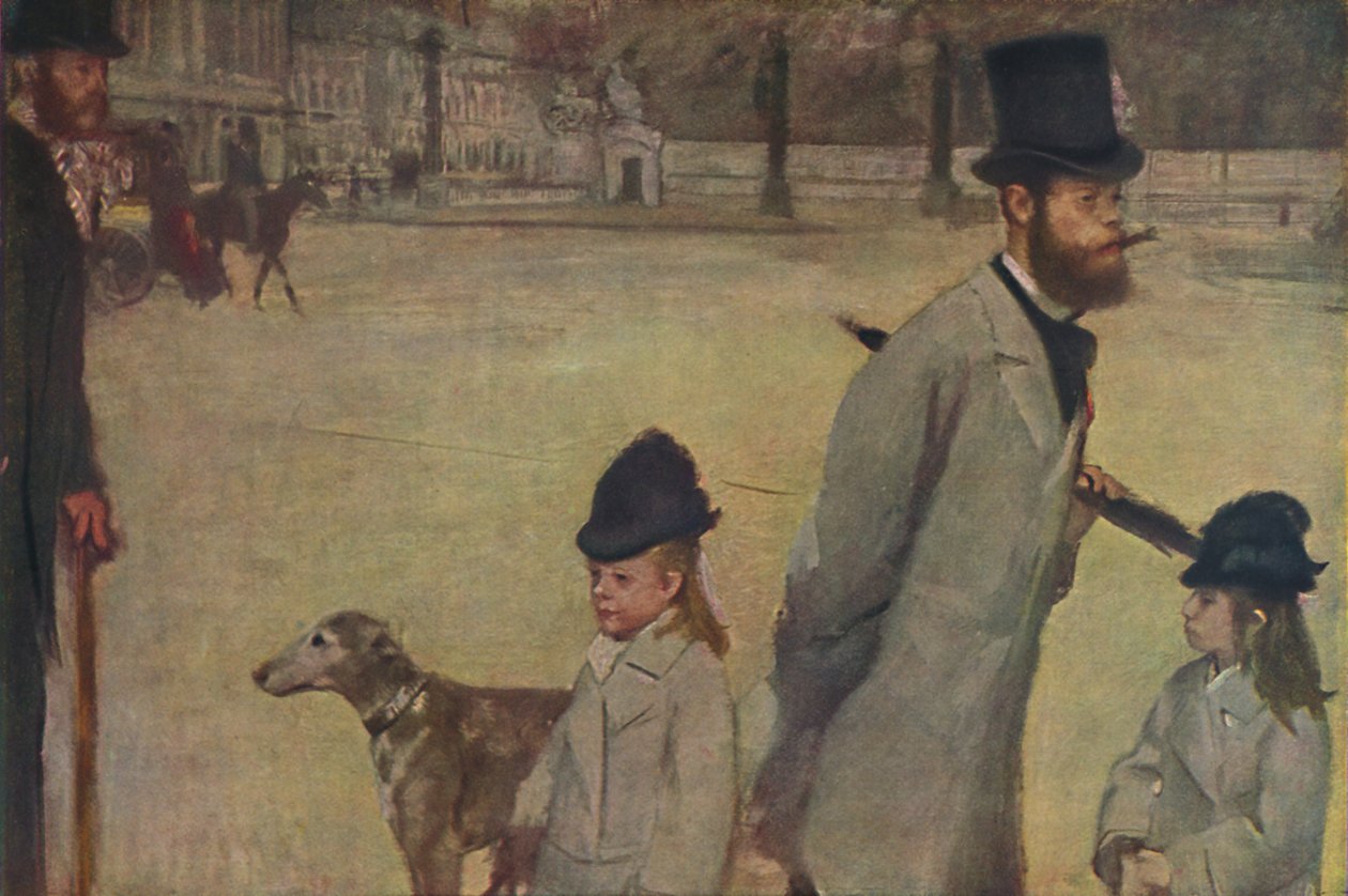 Le Vicomte Lepic, 1875, 1937. de Edgar Degas