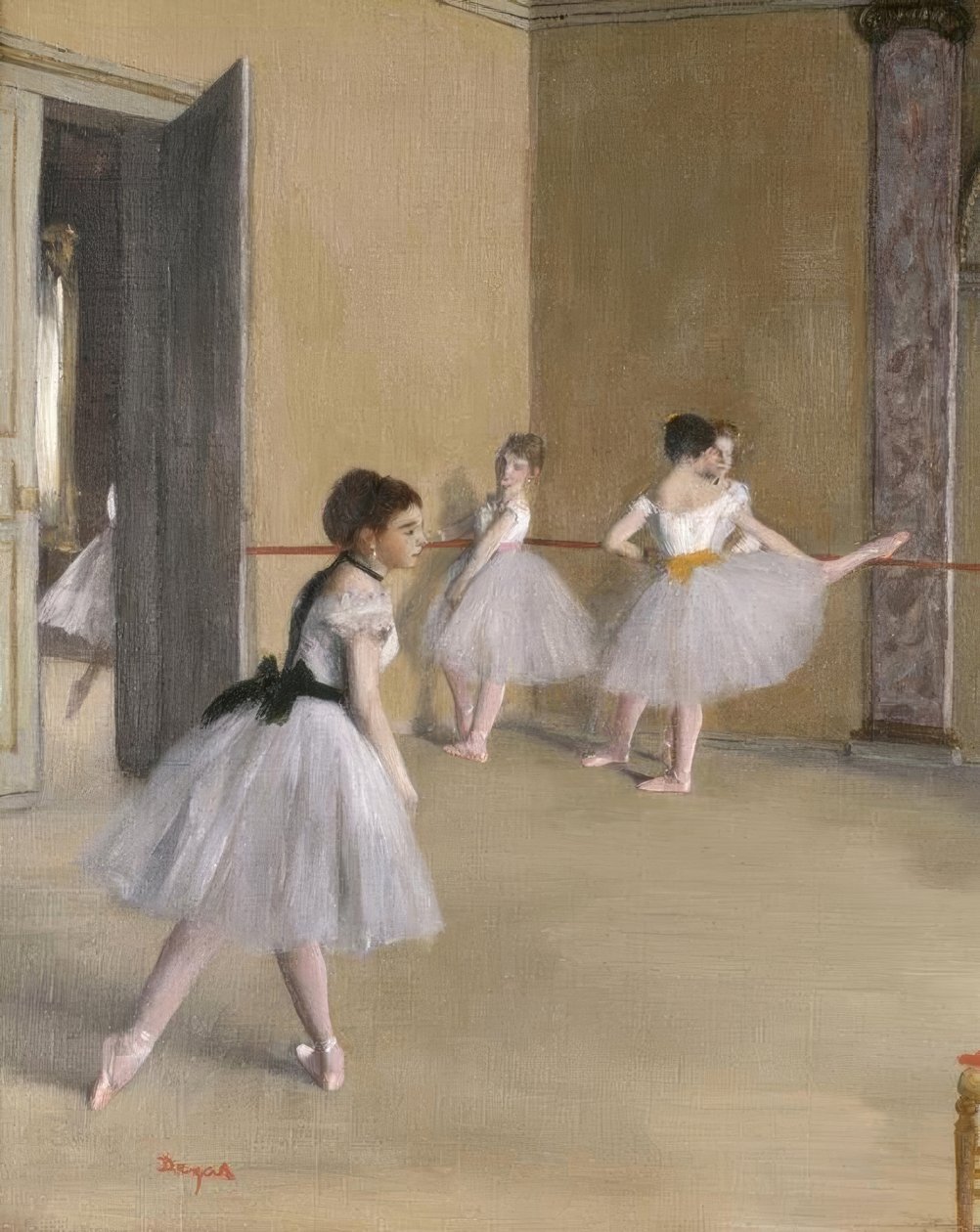 O centro de dança da Opéra de la rue Le Peletier de Edgar Degas
