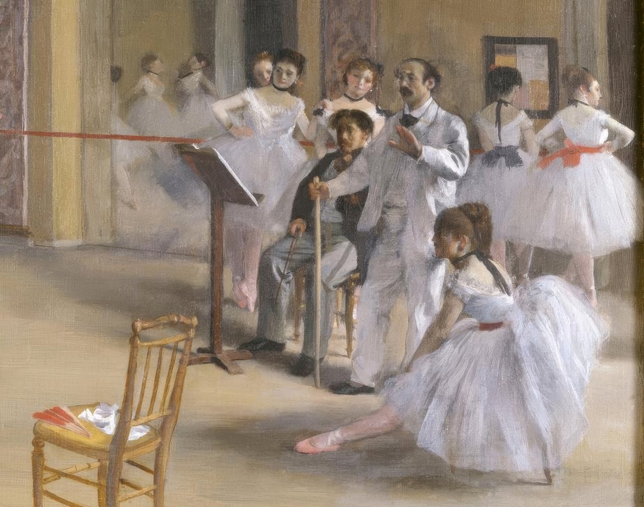 O centro de dança da Opéra de la rue Le Peletier de Edgar Degas