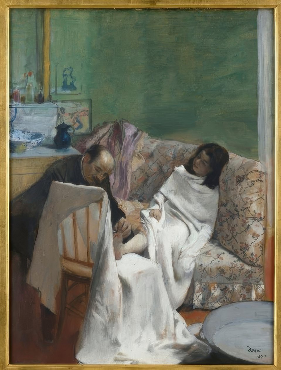 O pedicure de Edgar Degas
