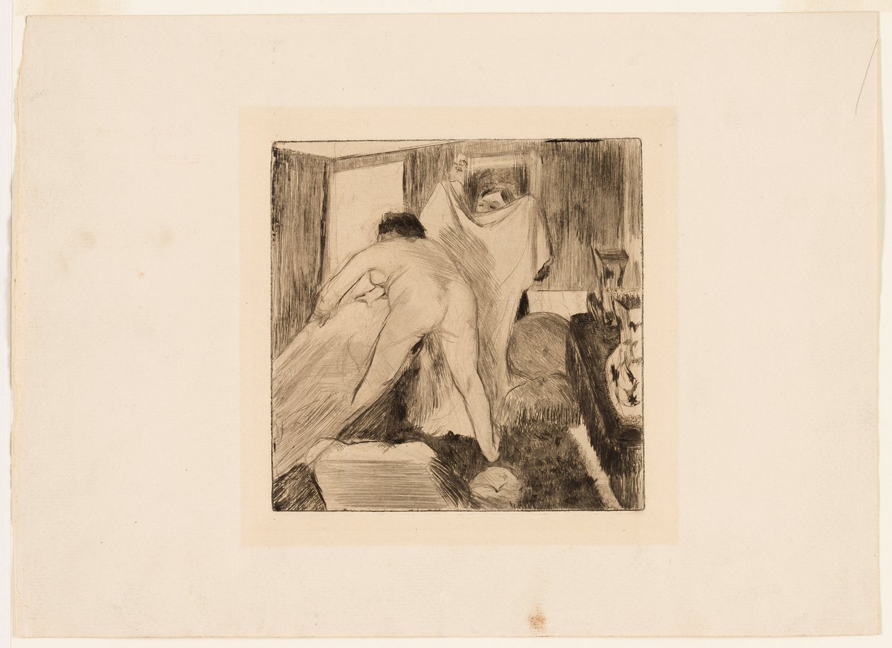 Sair do banho de Edgar Degas