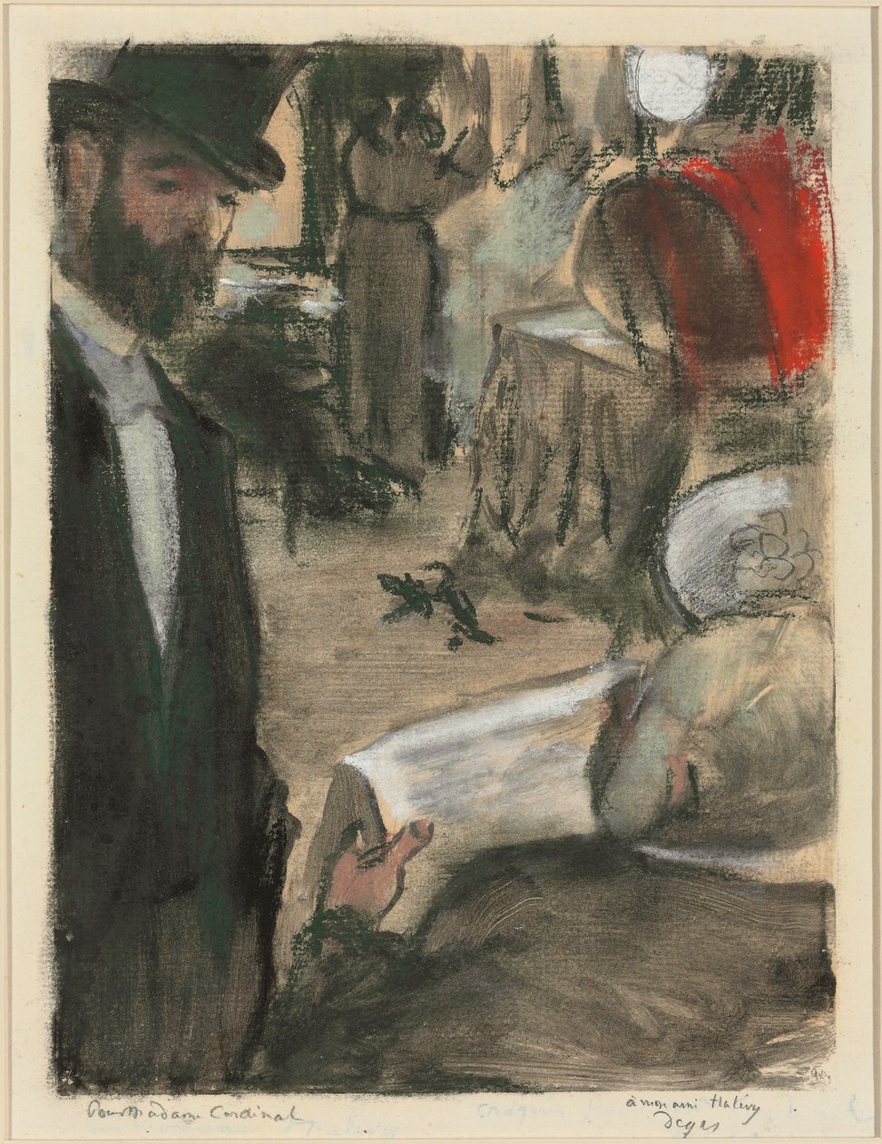 Ludovic Halevy encontra Madame Cardinal em um chalé de Edgar Degas