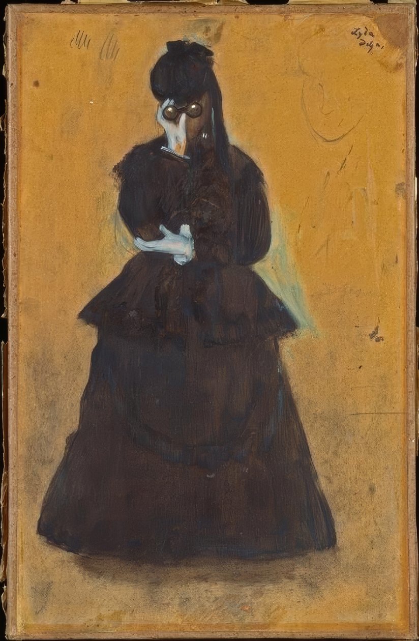 Lyda (Mulher com a luneta) de Edgar Degas