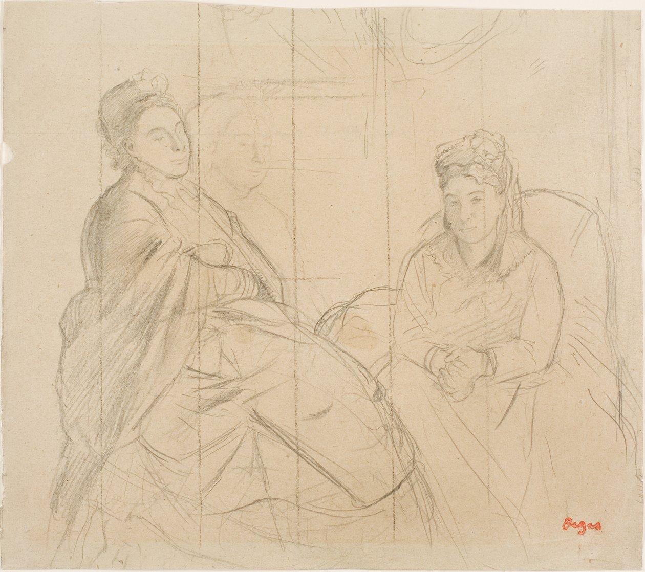 Madame Lisle e Madame Loubens de Edgar Degas