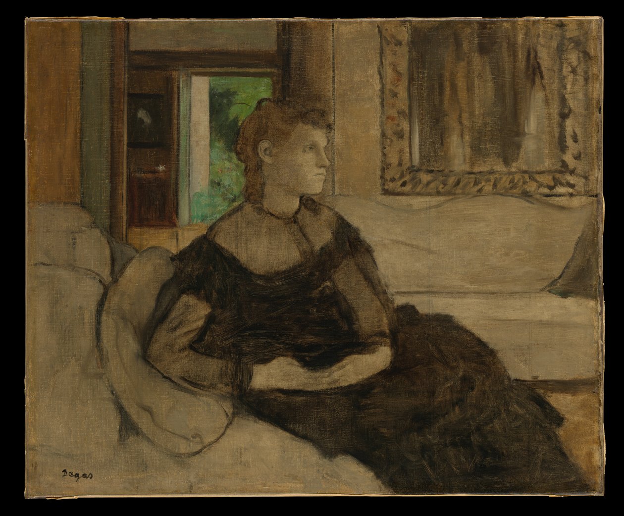 A Sra. Théodore Gobillard (Yves Morisot, 1838–1893) de Edgar Degas
