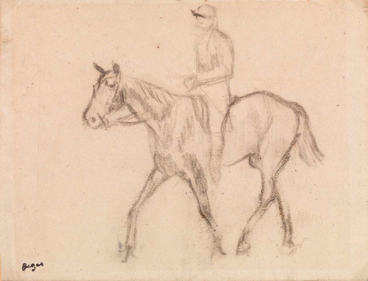 Homem a Cavalo de Edgar Degas
