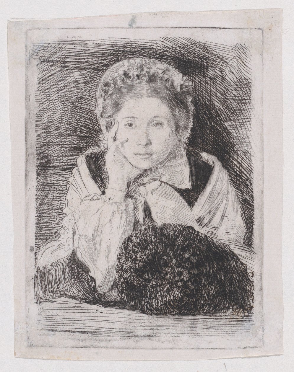 Marguerite De Gas, irmã do artista de Edgar Degas