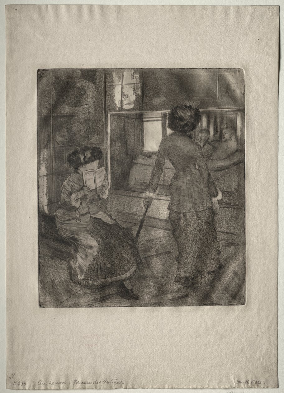 Mary Cassatt no Louvre: A Galeria Etrusca de Edgar Degas