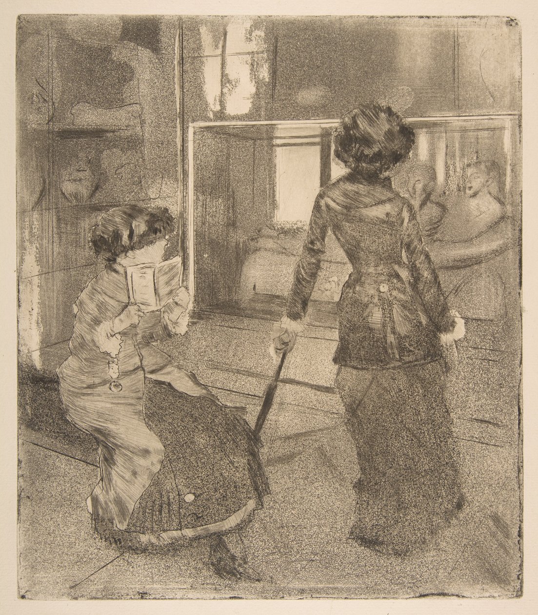 Mary Cassatt no Louvre: A galeria etrusca de Edgar Degas
