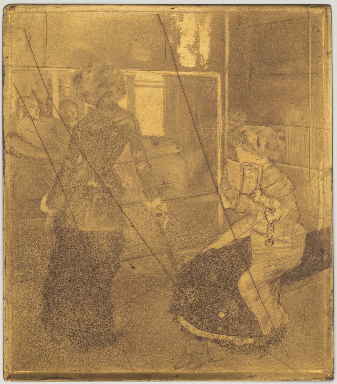 Mary Cassatt im Louvre: Die etruskische Galerie de Edgar Degas