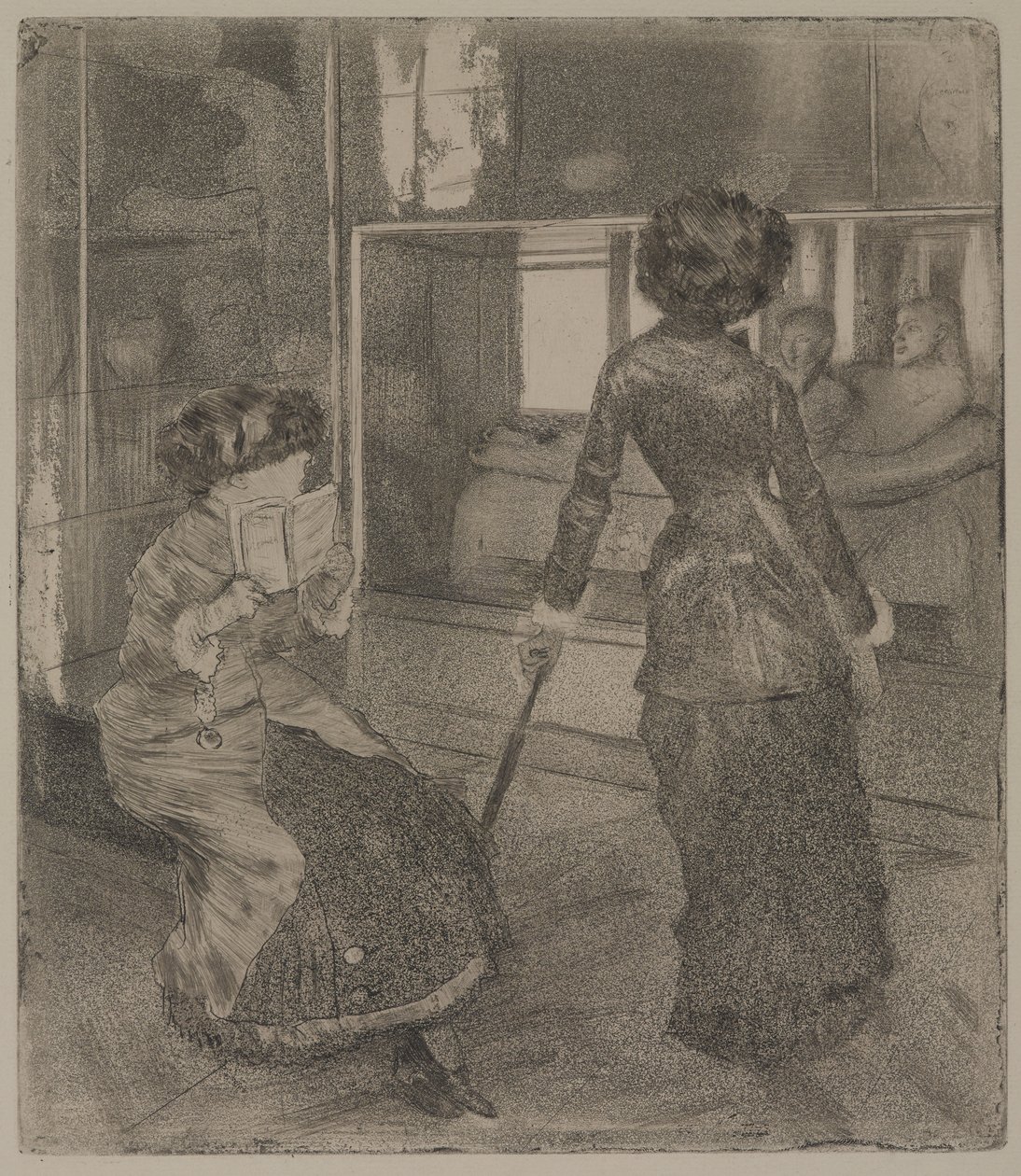 Mary Cassatt no Louvre: A Galeria Etrusca de Edgar Degas