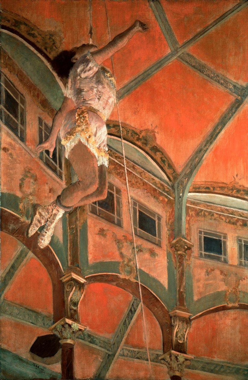 Miss Lala no Circo Fernando de Edgar Degas