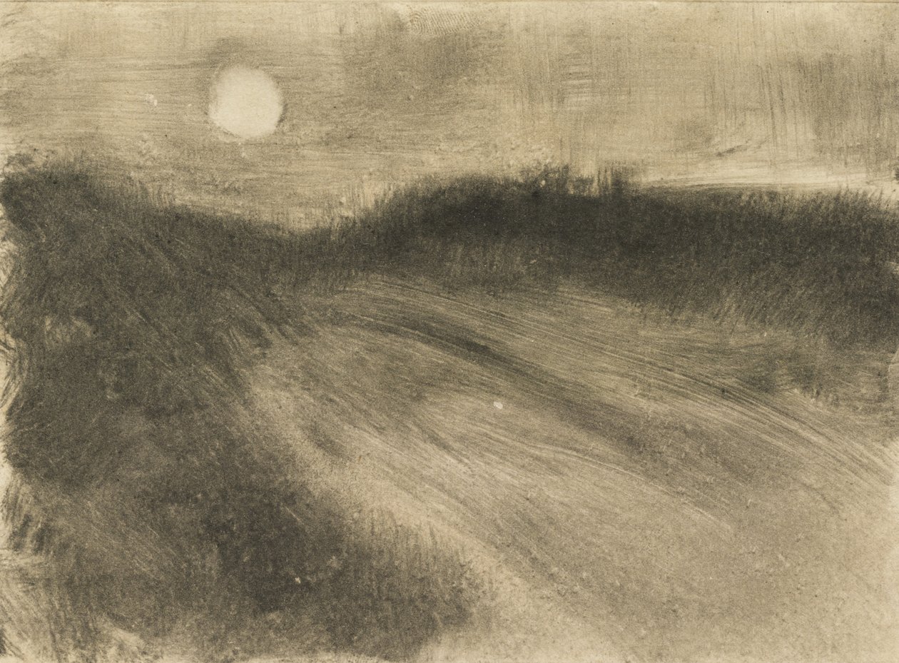 Nascer da lua, c.1880 de Edgar Degas