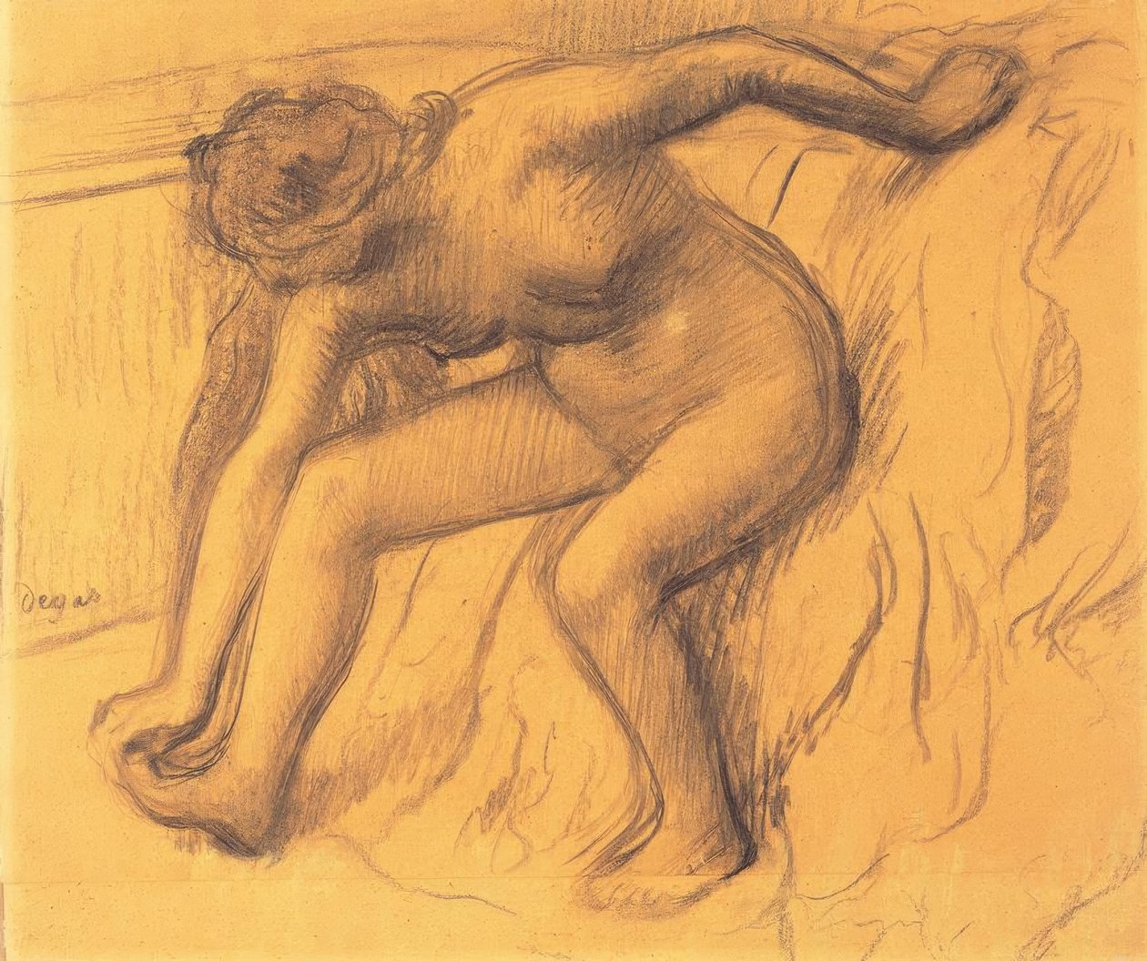Depois do banho de Edgar Degas