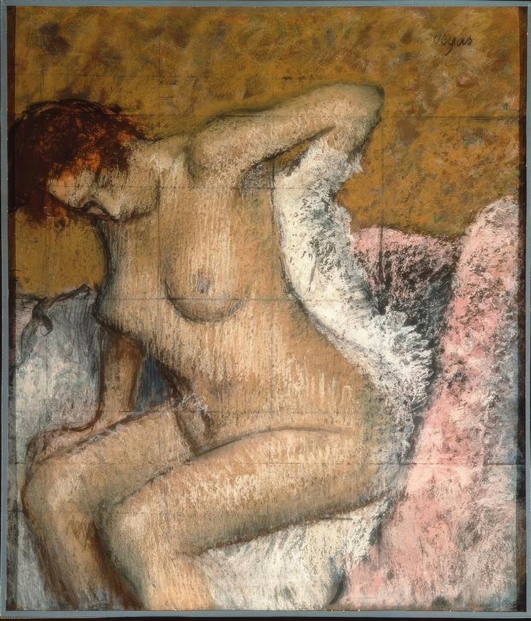 Depois do banho de Edgar Degas