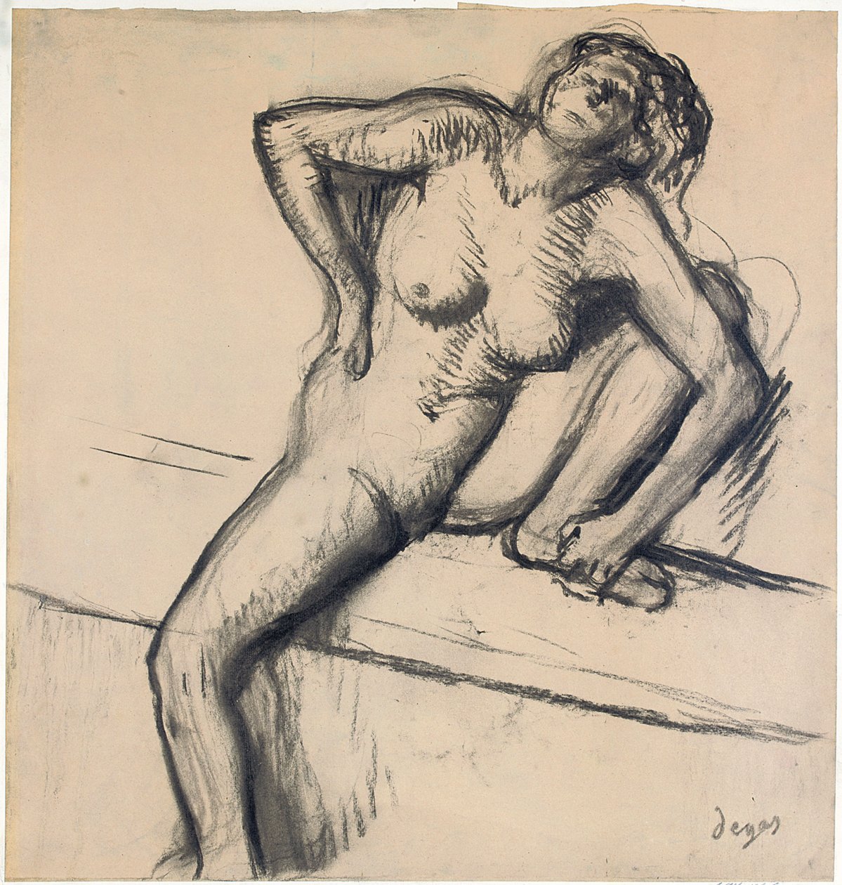 Agora, final da década de 1890 de Edgar Degas