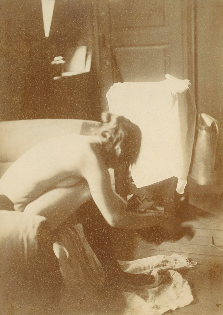 Estudo Fotográfico Nú por Degas de Edgar Degas