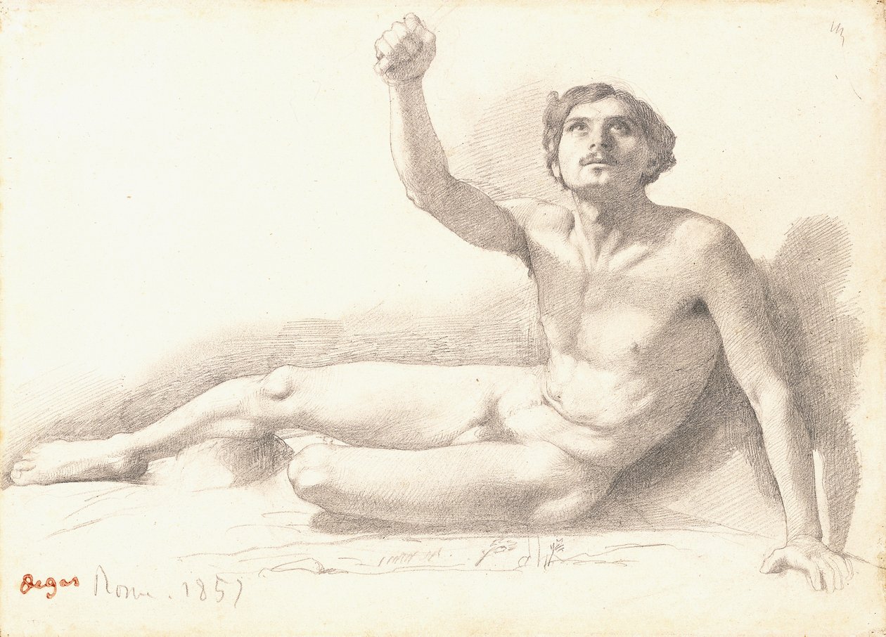 Nude Study de Edgar Degas