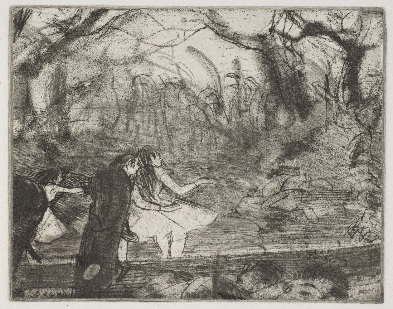 Em cena III de Edgar Degas