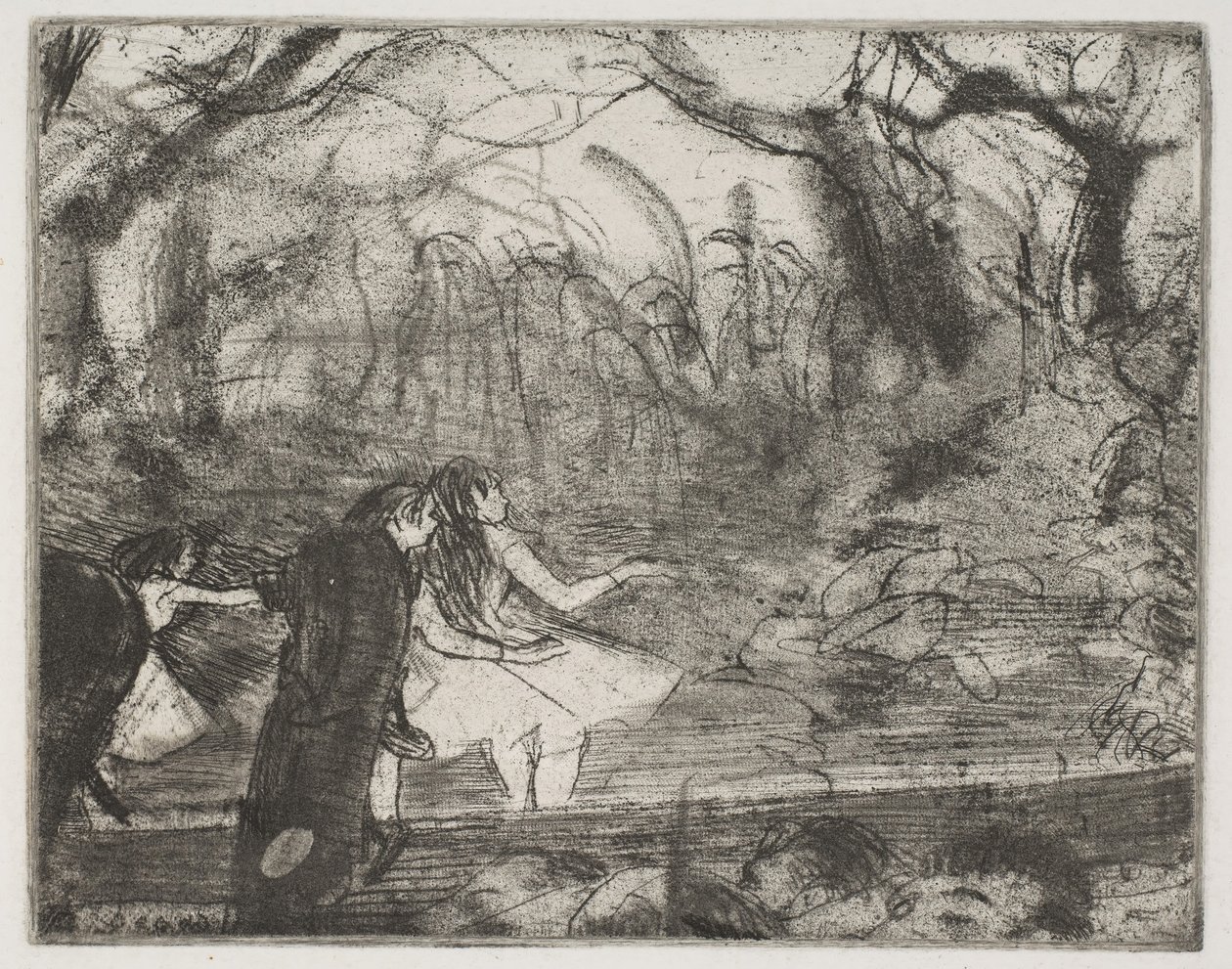 Floresta. de Edgar Degas