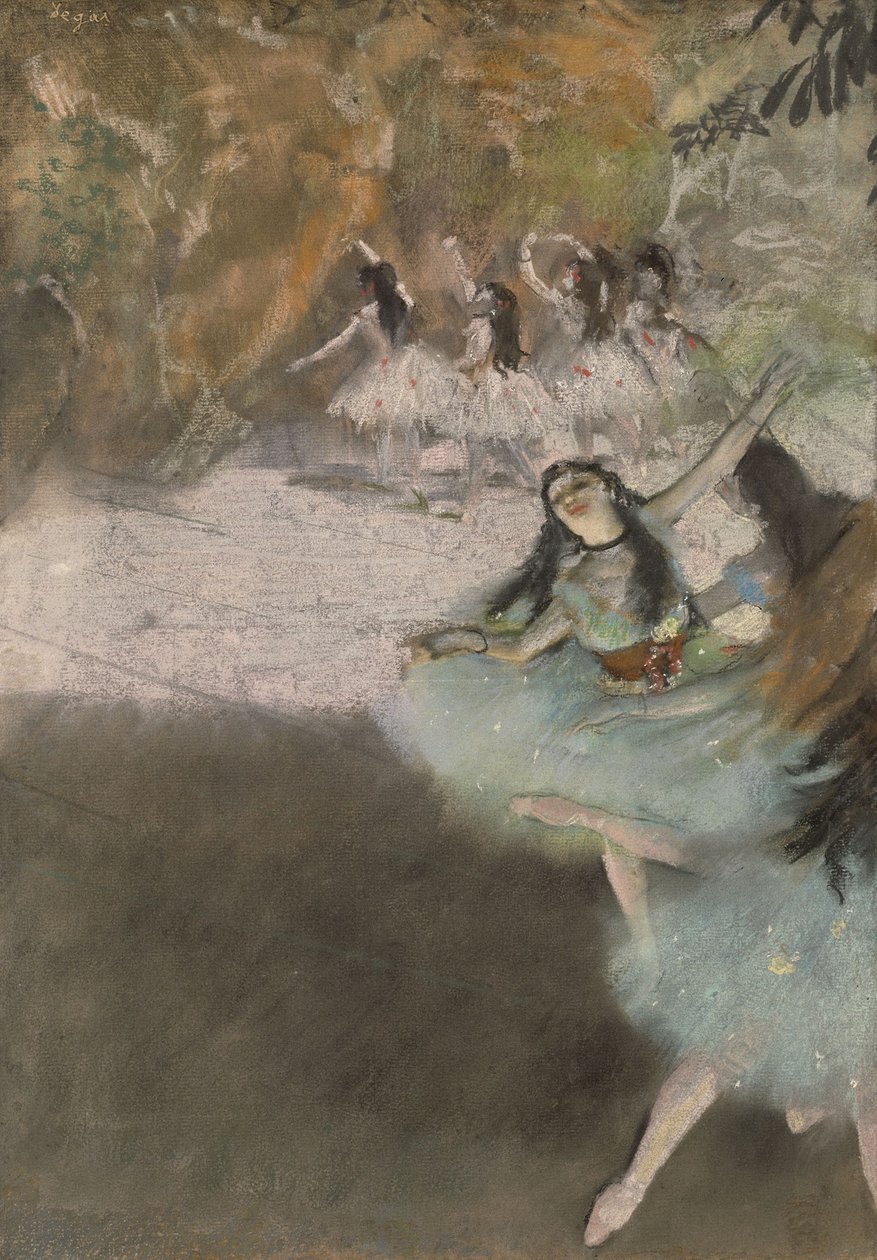 No palco de Edgar Degas