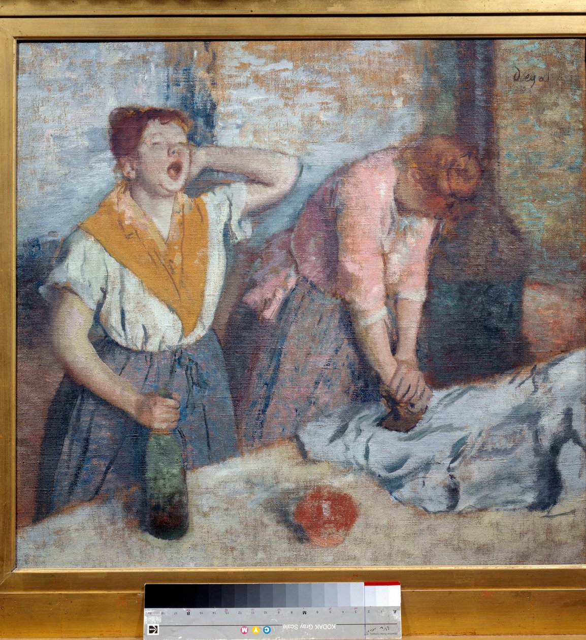 Pinturas de Edgar Degas (1834-1917). 1884/86. Sol. 0,76 x 0,81 m. Paris, Musee d